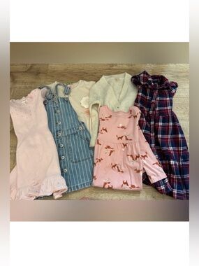 Girls Clothing Bundle Size 4–6 | OshKosh, Carter’s, Cat & Jack, Biscotti